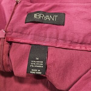Lane Bryant Magenta Pencil Skirt